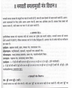 बगलामुखी मन्त्र विधान हिंदी पुस्तक मुफ्त पीडीऍफ़ डाउनलोड कीजिये | Baglamukhi Mantra Vidhan Hindi Book Free PDF Download