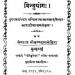 बिन्दुयोग : खेमराज श्रीकृष्णदास हिंदी पुस्तक मुफ्त पीडीऍफ़ डाउनलोड करें | Bindu Yog : Khemraj Shri Krishnadas Hindi Book Free PDF Download